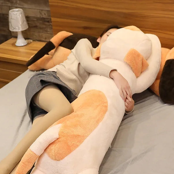 Cuddle Up with Our Giant Soft Plush Dog Pillow - Perfect Companion for Long Sleep and Heartfelt Gifts!