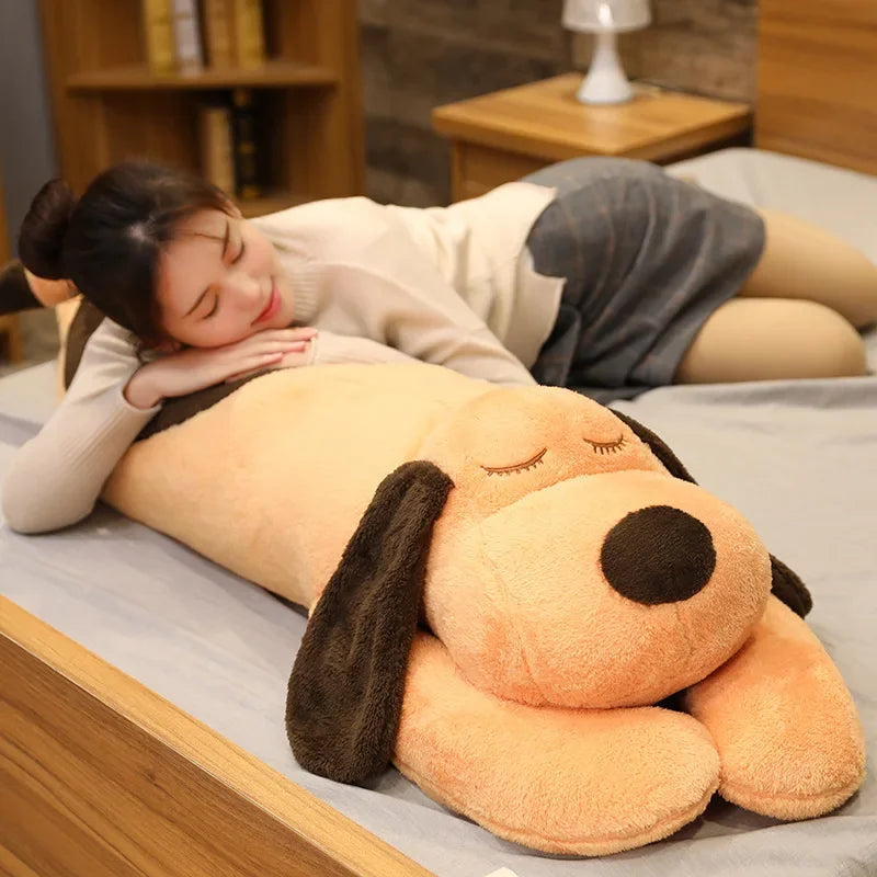 Cuddle Up with Our Giant Soft Plush Dog Pillow - Perfect Companion for Long Sleep and Heartfelt Gifts!
